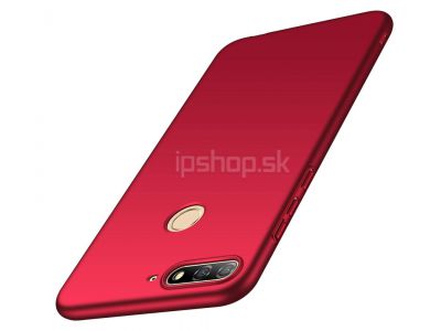 Slim Line Elitte Red (�erven�) - plastov� ochrann� kryt (obal) na Huawei Y7 Prime 2018 **AKCIA!!