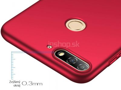 Slim Line Elitte Red (�erven�) - plastov� ochrann� kryt (obal) na Huawei Y7 Prime 2018 **AKCIA!!