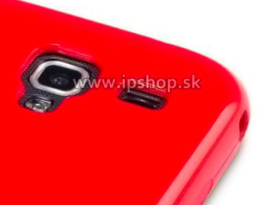 Ochrann gelov kryt (obal) na Samsung Galaxy Ace 2 i8160 Candy Red (erven) **VPREDAJ!!