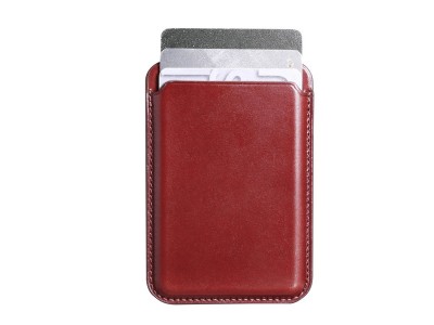 iCarer Card Wallet � Ko�en� MagSafe puzdro na karty pre Apple iPhone 12, 13 a 14 s�riu (�even�)