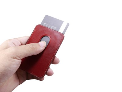 iCarer Card Wallet � Ko�en� MagSafe puzdro na karty pre Apple iPhone 12, 13 a 14 s�riu (�even�)