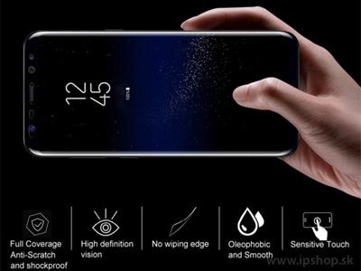 2x Hydrogel High Definition ochrann flie na displej pro Samsung Galaxy Note 8 s ochranou celho displeja