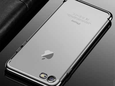Cafele ochrann kryt (obal) Shining TPU Bumper Silver (strieborn) na iPhone 7 / iPhone 8 / iPhone SE 2020
