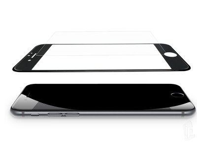 MyScreen Full Glue Edge Tempered Glass (ierne) - Tvrden sklo na displej pre Apple iPhone 7 / iPhone 8 / iPhone SE 2020