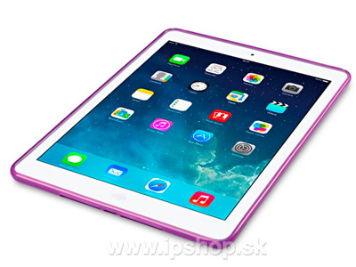 Ochrann kryt (obal) TPU na Apple iPad Air fialov **VPREDAJ!!
