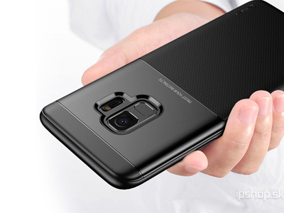 Ochrann kryt (obal) iPAKY Hybrid Cover Black (ern) na Samsung S9 Plus