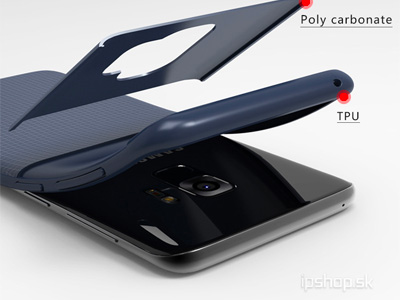 Ochrann kryt (obal) iPAKY Hybrid Cover Black (ierny) na Samsung S9 Plus