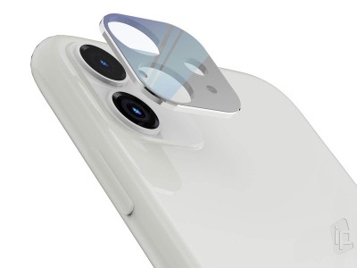 Camera Lens Protector (strieborn) - Ochrann sklo na zadn kameru pre Apple iPhone 11 - 2ks