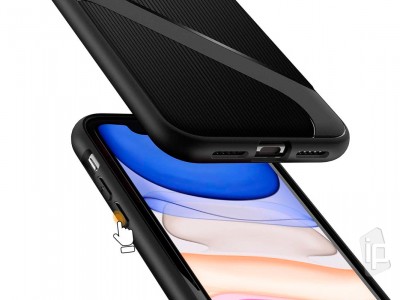 Elegance S-Line Shield (ierny) - Ochrann kryt (obal) na Apple iPhone 11 **AKCIA!!