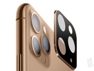 2x Camera Lens Protector (zlat) - Ochrann sklo na zadn kameru pre Apple iPhone 11 Pro / Pro Max - 2ks