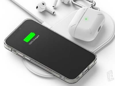 RINGKE Ultra Slim Air Case Grey (priesvitn�, �ed�) - Ochrann� kryt pre iPhone 12 mini