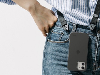 RINGKE Ultra Slim Air Case Grey (priesvitn�, �ed�) - Ochrann� kryt pre iPhone 12 mini