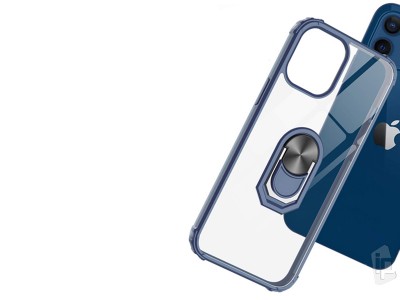 Armor Ring Clear  Odoln kryt na Apple iPhone 12 mini (modr)