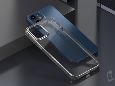 Baseus Shining Case  Ochrann kryt pre iPhone 12 / iPhone 12 Pro (ierny)