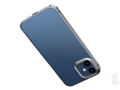 Baseus Shining Case  Ochrann kryt pre iPhone 12 Mini (strieborn)