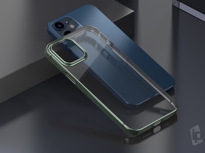 Baseus Shining Case � Ochrann� kryt pre iPhone 12 / iPhone 12 Pro (zelen�)
