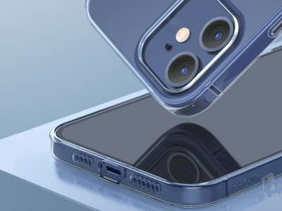 Baseus Simple Series (priesvitn) - Tenk ochrann obal na iPhone 12 mini