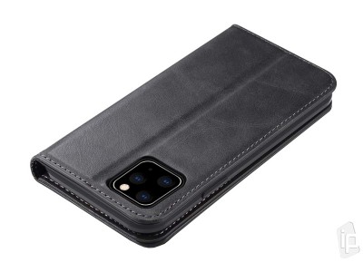 Leather Book Red - Ochrann� puzdro pre iPhone 12 mini (�erven�)