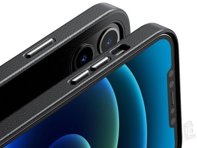 Baseus Magnetic Leather Case � Ochrann� kryt pre iPhone 12 Pro Max (�ierny) **AKCIA!!