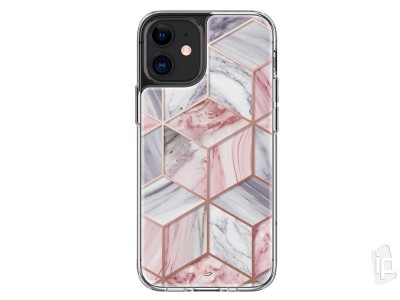 Spigen Cyrill Marble – Ochranný kryt pro iPhone 12 mini (růžový)