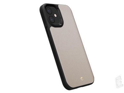 Spigen Cyrill Leather Brick Stone (b�ov�) � Ochrann� kryt (obal) pro Apple iPhone 12 mini