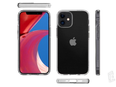 Spigen Liquid Crystal (��ry) - Luxusn� ochrann� kryt (obal) na iPhone 12 mini