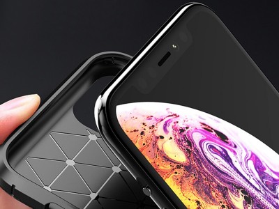 Carbon Fiber Black (�ierny) - Ochrann� kryt (obal) pre iPhone 12 Pro Max