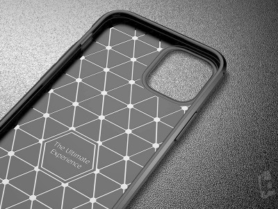 Carbon Fiber Black (�ierny) - Ochrann� kryt (obal) pre iPhone 12 Pro Max