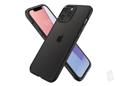 Spigen Crystal Hybrid Black � Ochrann� kryt (obal) pre iPhone 12 / iPhone 12 Pro