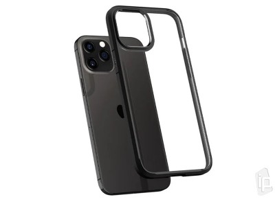 Spigen Crystal Hybrid Black � Ochrann� kryt (obal) pre iPhone 12 / iPhone 12 Pro
