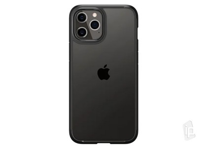 Spigen Crystal Hybrid Black � Ochrann� kryt (obal) pre iPhone 12 / iPhone 12 Pro