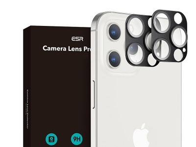 ESR  2x Ochrann sklo na zadn kameru pro Apple iPhone 12 Pro (ern)