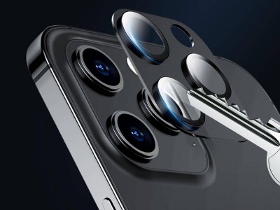 ESR  2x Ochrann sklo na zadn kameru pre Apple iPhone 12 Pro (ierne)