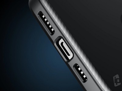 Carbon Ring Defender (ierny) - Odoln kryt (obal) na Apple iPhone 12 / iPhone 12 Pro