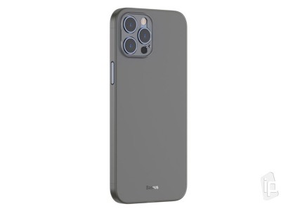 Baseus Wing Case  Ochrann kryt s ochranou kamery pre Apple iPhone 12 Pro Max (priesvitn, ed)