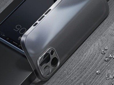 Baseus Wing Case � Ochrann� kryt s ochranou kamery pre Apple iPhone 12 Pro Max (priesvitn�, zelen�)