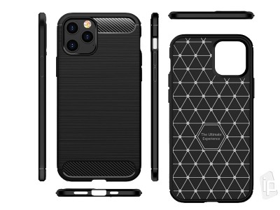 Fiber Armor Defender Black (�ierna) - Ochrann� kryt (obal) na iPhone 12 Pro Max
