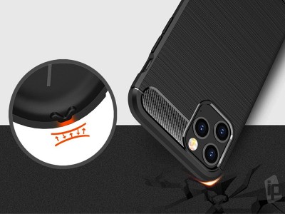 Fiber Armor Defender Black (�ierna) - Ochrann� kryt (obal) na iPhone 12 Pro Max