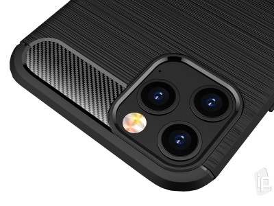 Fiber Armor Defender Black (�ierna) - Ochrann� kryt (obal) na iPhone 12 Pro Max