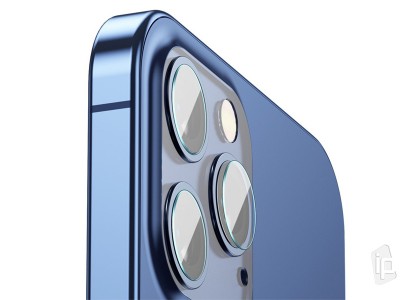 Baseus Gem Lens Film – 2x Ochranná fólia na zadnú kameru pre Apple iPhone 12 Pro / 12 Pro Max (číra)