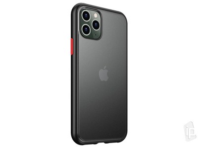 Slim Matte Shield Black (priesvitn, ed) - Ochrann kryt (obal) pre Apple iPhone 12 Pro Max