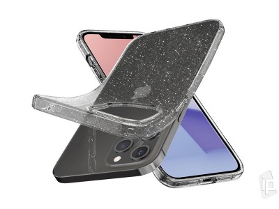 Spigen Liquid Crystal Glitter (ry) - Luxusn ochrann kryt na iPhone 12 / iPhone 12 Pro