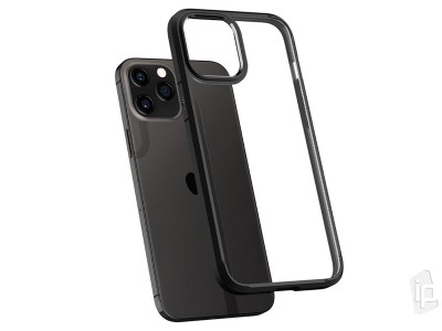 Spigen Ultra Hybrid (�ierny) - Ochrann� kryt (obal) na iPhone 12 / iPhone 12 Pro **AKCIA!!