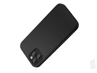 Ochrann kryt (obal) Slim TPU Black (ierny) na iPhone 12 / iPhone 12 Pro