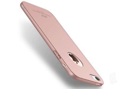Slim Line Elitte Rose Gold (ruov) - Plastov ochrann kryt (obal) na Apple iPhone 5S