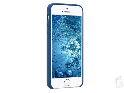 Liquid Silicone Cover (modr) - Ochrann obal na iPhone iPhone 5S / SE **AKCIA!!