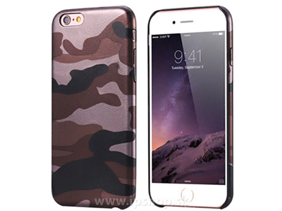 Ultra Slim Camo Series Brown - kamuflov ochrann kryt (obal) na Apple iPhone 6 a 6s hnd **VPREDAJ!!
