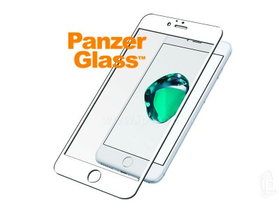 Panzerglass Premium - prmiov tvrden ochrann sklo na cel displej pre Apple iPhone 7 / iPhone 8 biele **AKCIA!!