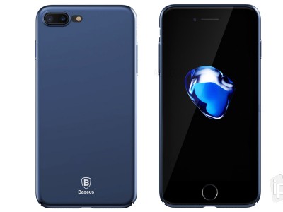 BASEUS Ultra Slim Matte Blue (modr) - Luxusn ochrann kryt (obal) na Apple iPhone 7 Plus / 8 Plus **VPREDAJ!!