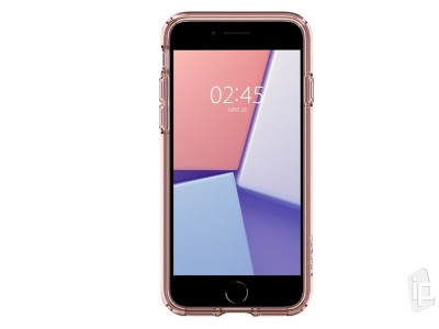 Spigen Ultra Hybrid (číry, ružový) - Ochranný kryt na Apple iPhone 7 / 8 / SE 2020 / SE 2022